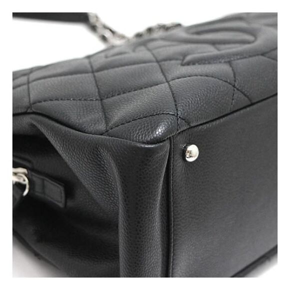 Chanel Matelasse Chain Shoulder Bag Caviar Skin Black - Picture 4 of 7